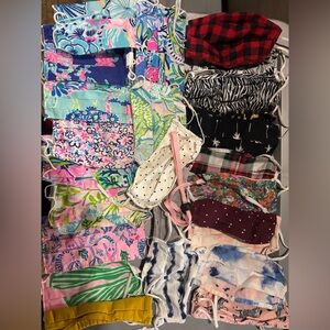 Lot of 25 cloth masks